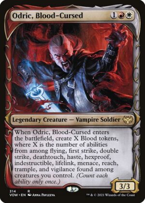 Odric, Blood-Cursed<br /><span class="collector-number">Collector No. 314</span>