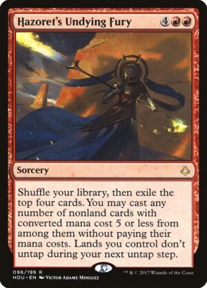 Hazoret's Undying Fury<br /><span class="collector-number">Collector No. 96</span>