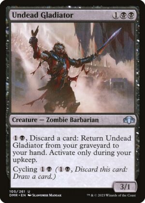 Undead Gladiator<br /><span class="collector-number">Collector No. 105</span>