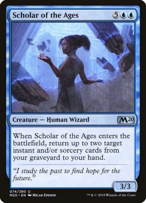 Scholar of the Ages<br /><span class="collector-number">Collector No. 74</span>