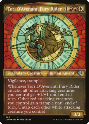 Tori D'Avenant, Fury Rider - Foil<br /><span class="collector-number">Collector No. 363</span>