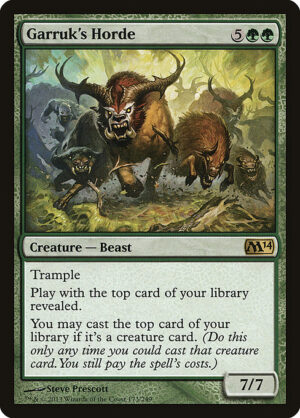Garruk's Horde<br /><span class="collector-number">Collector No. 173</span>