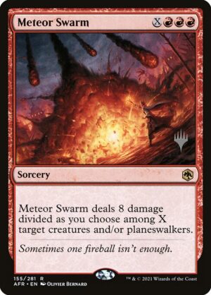 Meteor Swarm<br /><span class="collector-number">Collector No. 155p</span>