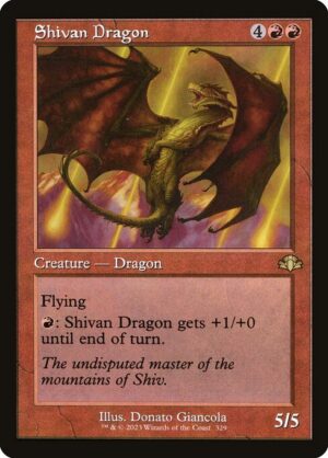 Shivan Dragon<br /><span class="collector-number">Collector No. 329</span>