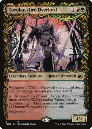 Tovolar, Dire Overlord // Tovolar, the Midnight Scourge<br /><span class="collector-number">Collector No. 311</span>
