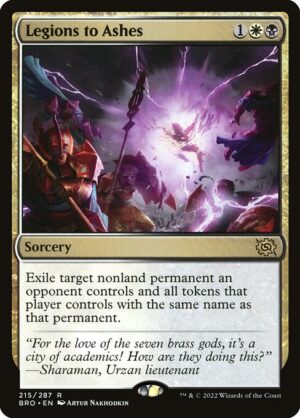 Legions to Ashes<br /><span class="collector-number">Collector No. 215</span>