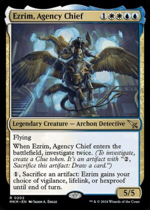 Ezrim, Agency Chief<br /><span class="collector-number">Collector No. 202</span>