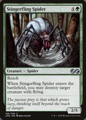Stingerfling Spider<br /><span class="collector-number">Collector No. 186</span>