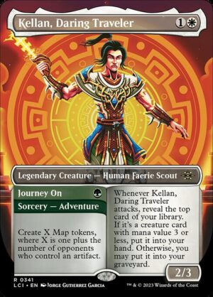 Kellan, Daring Traveler // Journey On<br /><span class="collector-number">Collector No. 341</span>