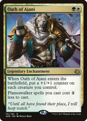 Oath of Ajani<br /><span class="collector-number">Collector No. 131</span>