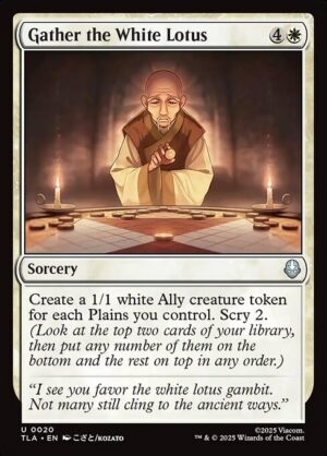 Gather the White Lotus<br /><span class="collector-number">Collector No. 20</span>