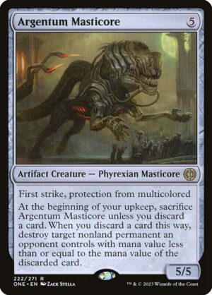 Argentum Masticore<br /><span class="collector-number">Collector No. 222</span>