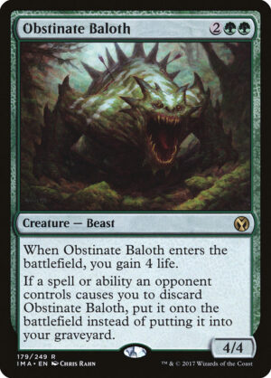 Obstinate Baloth<br /><span class="collector-number">Collector No. 179</span>
