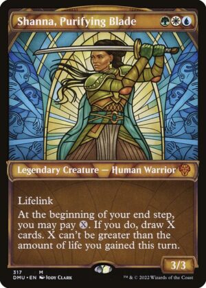 Shanna, Purifying Blade - Foil<br /><span class="collector-number">Collector No. 317</span>