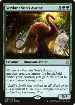 Verdant Sun's Avatar<br /><span class="collector-number">Collector No. 213</span>