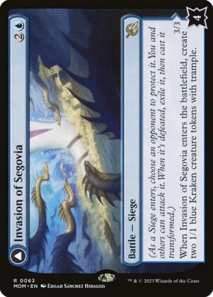 Invasion of Segovia // Caetus, Sea Tyrant of Segovia<br /><span class="collector-number">Collector No. 63</span>