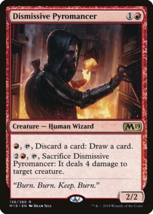 Dismissive Pyromancer<br /><span class="collector-number">Collector No. 136</span>
