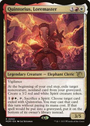 Quintorius, Loremaster - Foil<br /><span class="collector-number">Collector No. 250</span>