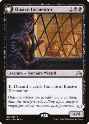 Elusive Tormentor // Insidious Mist<br /><span class="collector-number">Collector No. 108</span>