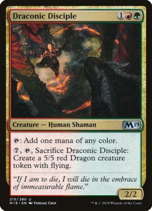 Draconic Disciple<br /><span class="collector-number">Collector No. 215</span>