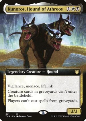 Kunoros, Hound of Athreos<br /><span class="collector-number">Collector No. 341</span>