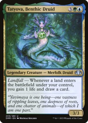 Tatyova, Benthic Druid<br /><span class="collector-number">Collector No. 203</span>