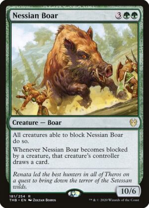Nessian Boar<br /><span class="collector-number">Collector No. 181</span>