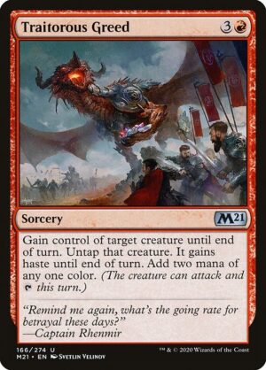 Traitorous Greed - Foil<br /><span class="collector-number">Collector No. 166</span>