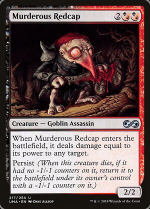Murderous Redcap<br /><span class="collector-number">Collector No. 217</span>
