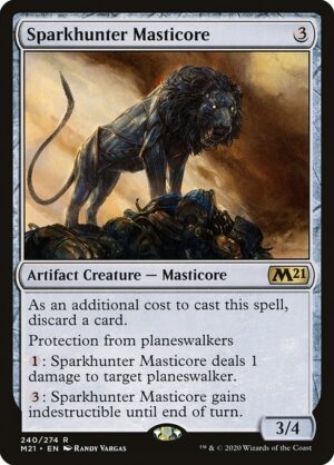 Sparkhunter Masticore<br /><span class="collector-number">Collector No. 240</span>