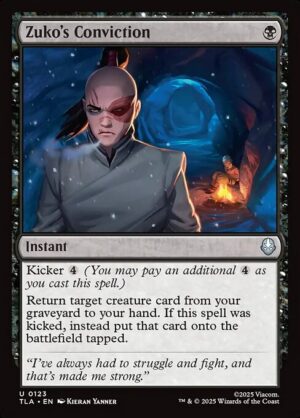 Zuko's Conviction<br /><span class="collector-number">Collector No. 123</span>