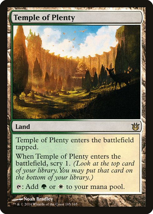 Temple of Plenty<br /><span class="collector-number">Collector No. 165</span>