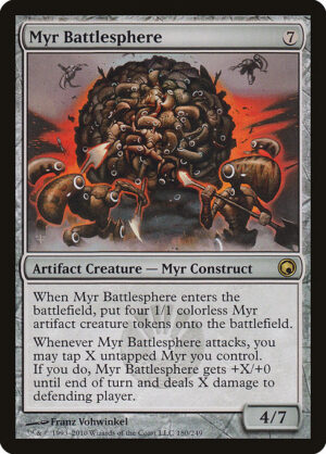 Myr Battlesphere<br /><span class="collector-number">Collector No. 180</span>