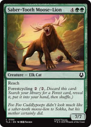 Saber-Tooth Moose-Lion<br /><span class="collector-number">Collector No. 194</span>