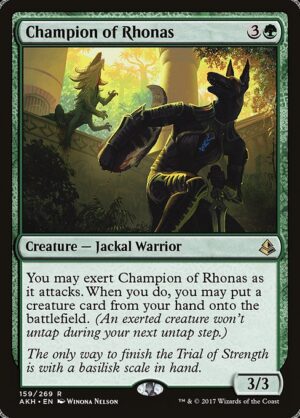 Champion of Rhonas<br /><span class="collector-number">Collector No. 159</span>
