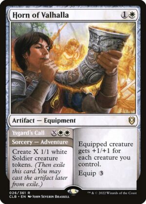 Horn of Valhalla // Ysgard's Call - Foil<br /><span class="collector-number">Collector No. 26</span>