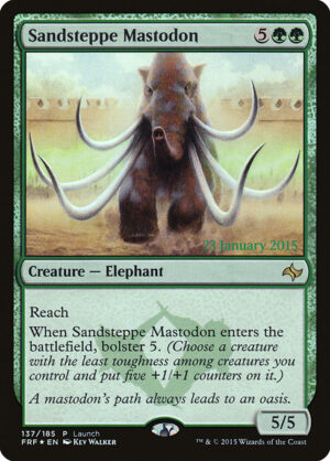 Sandsteppe Mastodon - Foil<br /><span class="collector-number">Collector No. 137</span>