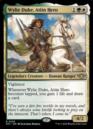 Wylie Duke, Atiin Hero<br /><span class="collector-number">Collector No. 239</span>