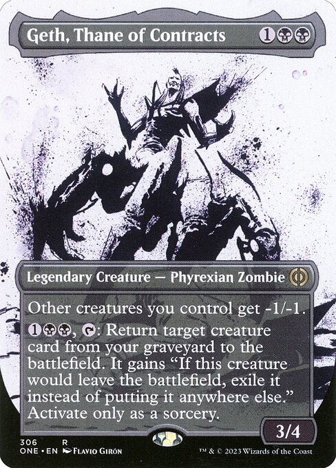 Geth, Thane of Contracts<br /><span class="collector-number">Collector No. 306</span>