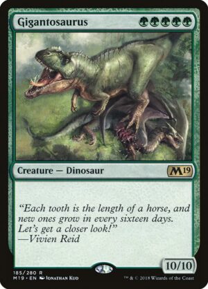 Gigantosaurus<br /><span class="collector-number">Collector No. 185</span>