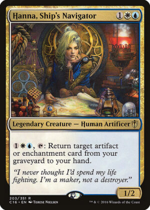 Hanna, Ship's Navigator<br /><span class="collector-number">Collector No. 203</span>