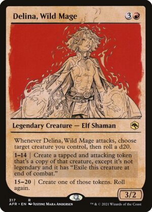 Delina, Wild Mage<br /><span class="collector-number">Collector No. 317</span>