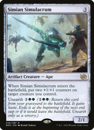 Simian Simulacrum - Foil<br /><span class="collector-number">Collector No. 205</span>