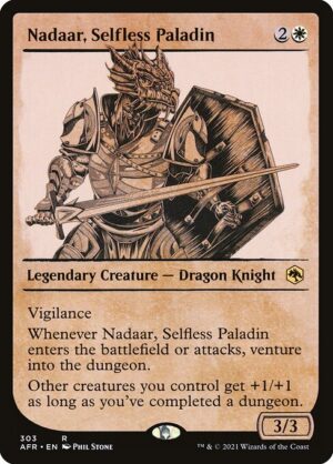 Nadaar, Selfless Paladin<br /><span class="collector-number">Collector No. 303</span>