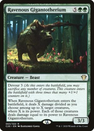 Ravenous Gigantotherium<br /><span class="collector-number">Collector No. 63</span>