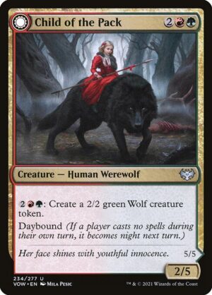 Child of the Pack // Savage Packmate<br /><span class="collector-number">Collector No. 234</span>
