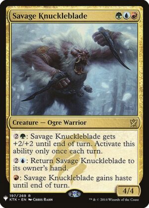 Savage Knuckleblade<br /><span class="collector-number">Collector No. KTK-197</span>