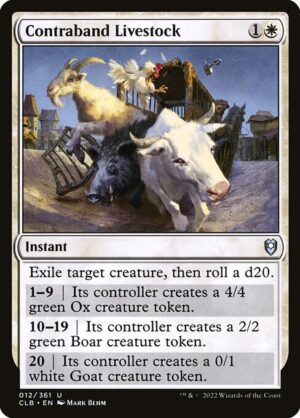 Contraband Livestock - Foil<br /><span class="collector-number">Collector No. 12</span>