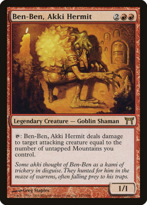 Ben-Ben, Akki Hermit<br /><span class="collector-number">Collector No. 157</span>