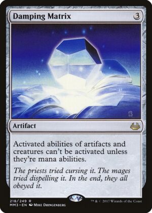 Damping Matrix<br /><span class="collector-number">Collector No. 218</span>
